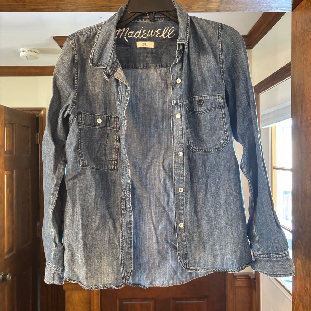 Vintage Madewell Denim Shirt. Size XS